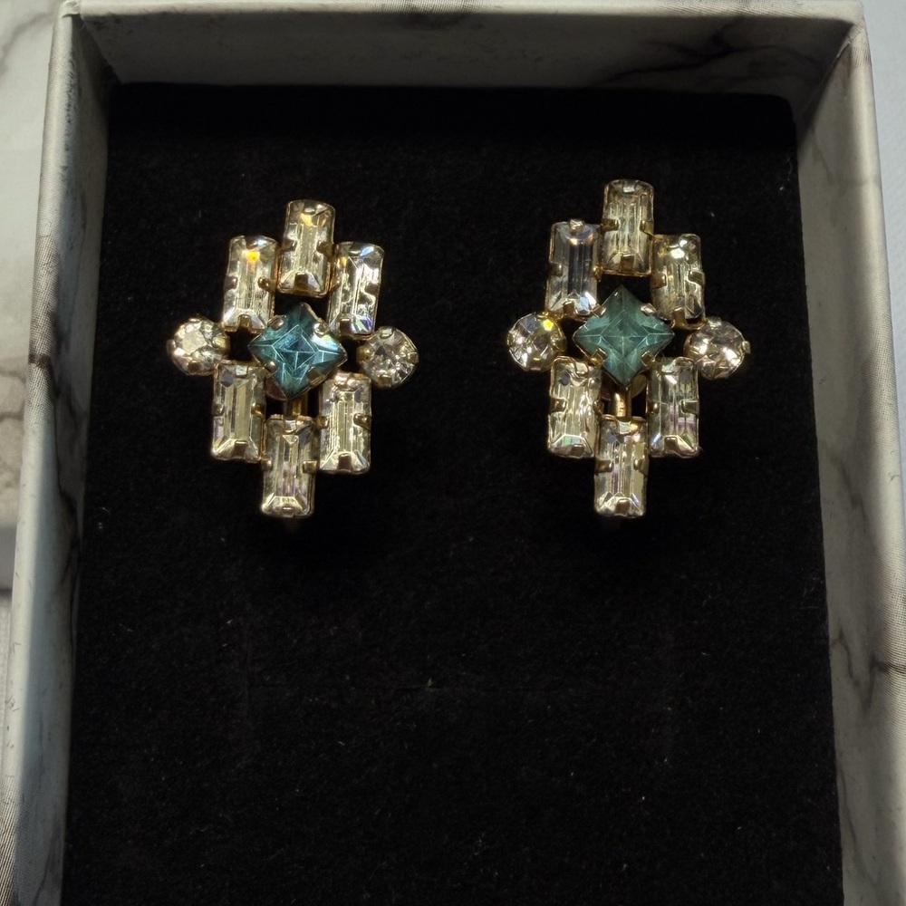 Vintage 1/20 12 Kt Gold Filled Art Deco Screwback Earrings